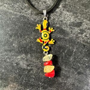 Custom Lizard Pendant Necklace